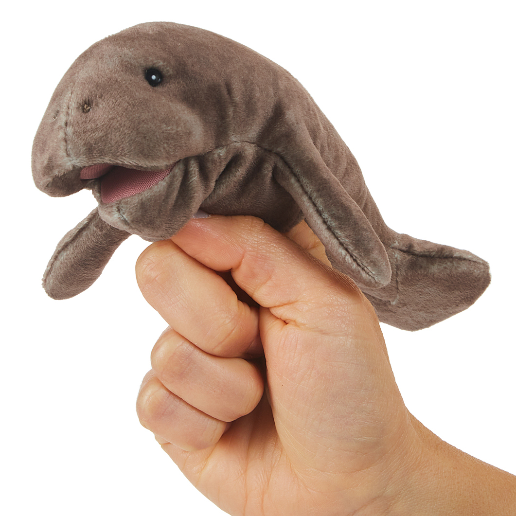 Folkmanis finger puppet mini manatee