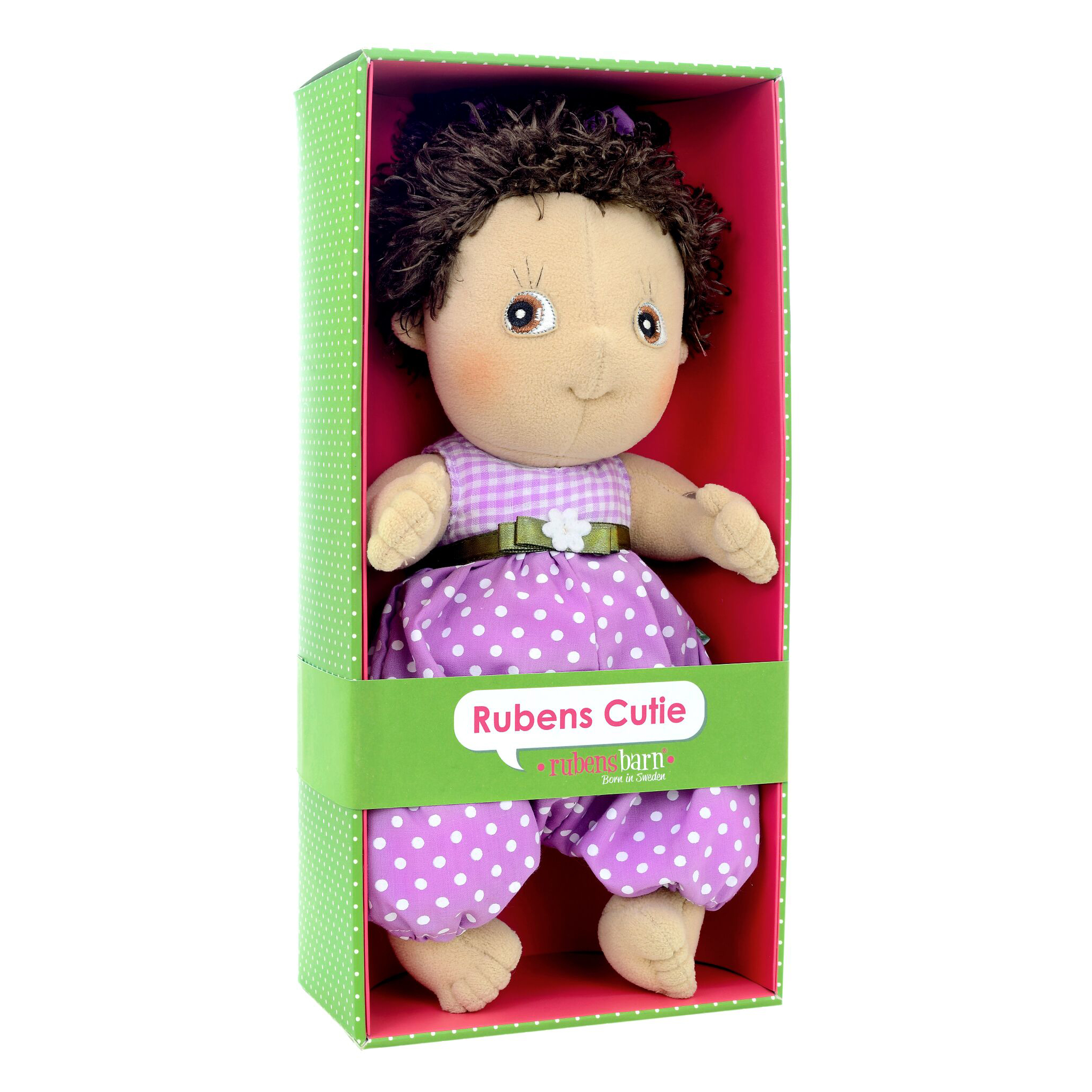 Rubens Cutie doll Hanna in the green gift packaging