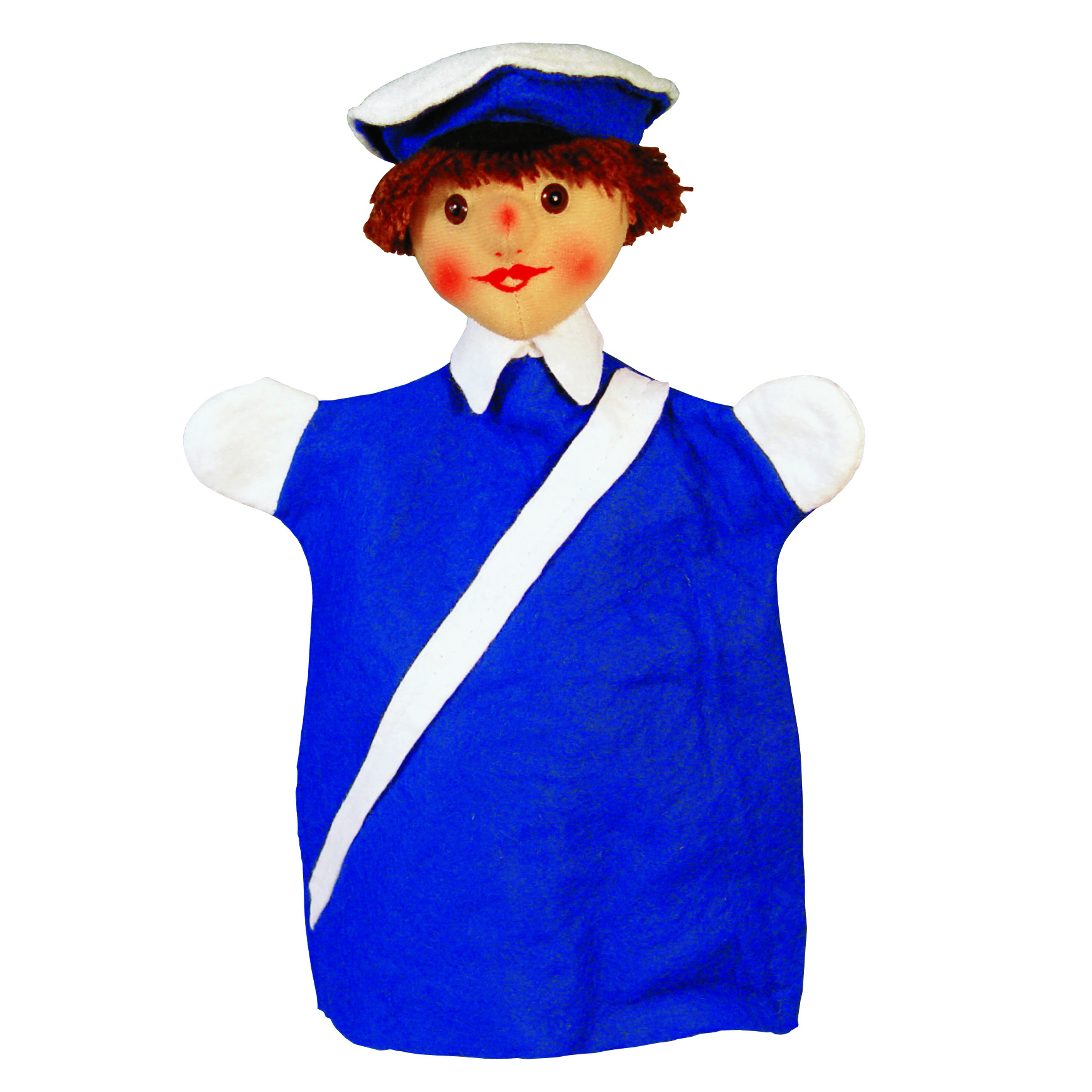 Hand puppet policeman, blue - KERSA Lina
