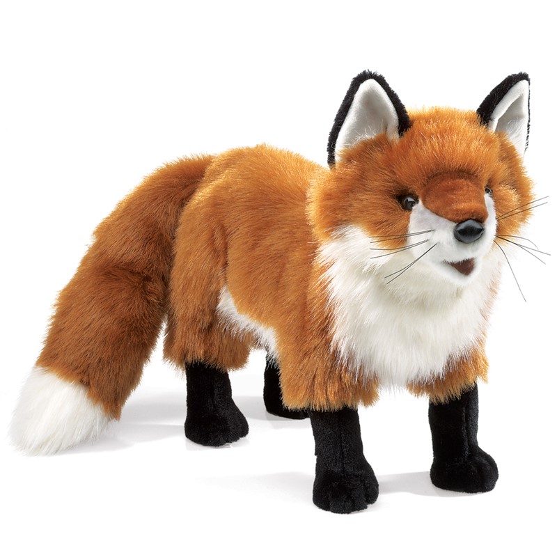 Folkmanis hand puppet red fox