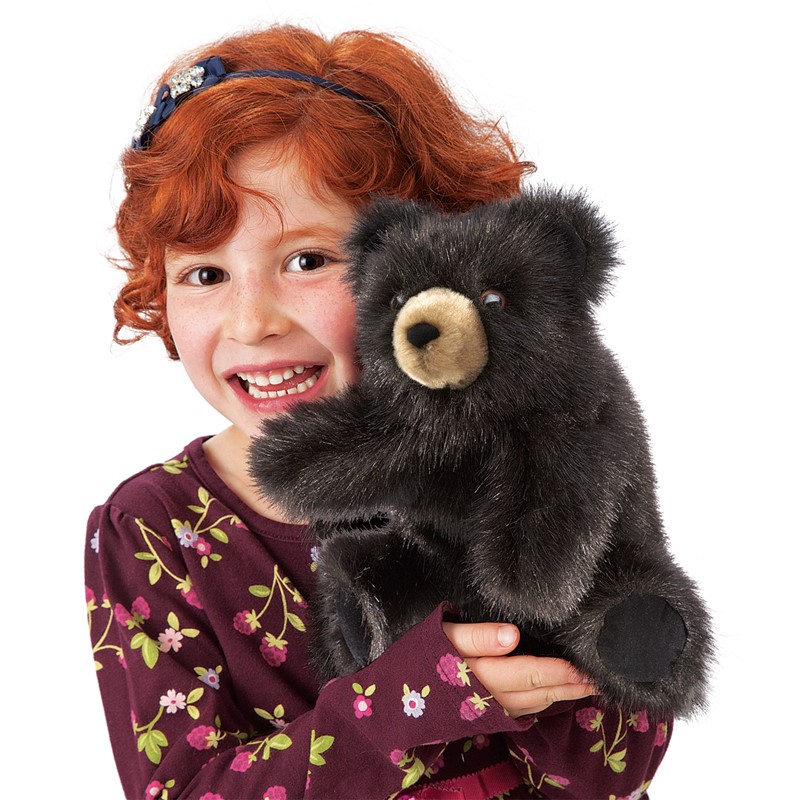 Folkmanis Baby Black Bear Hand Puppet Folkmanis Baby Black Bear Hand Puppet - Produktbild 3