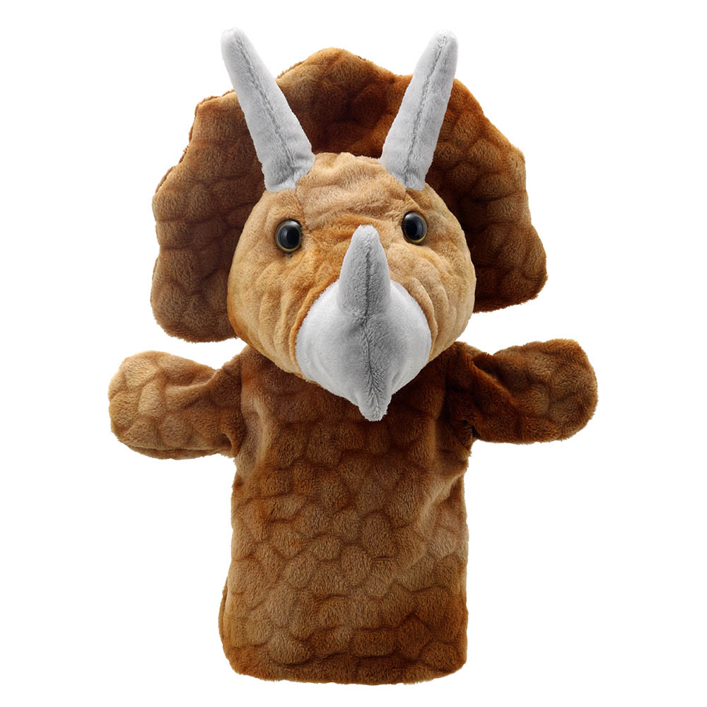 Hand puppet triceratops - Puppet Buddies - Puppet Company