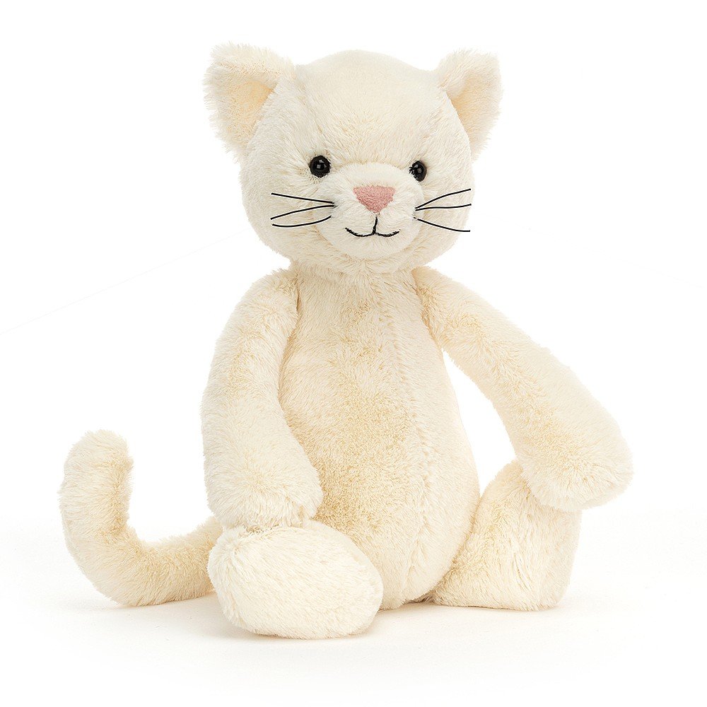 Kätzchen - Jellycat Plüschfigur Bashful Cream Kitten Original