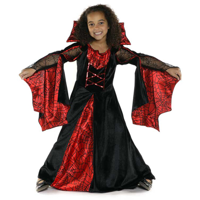 Spider dress red/black M - Great Pretenders