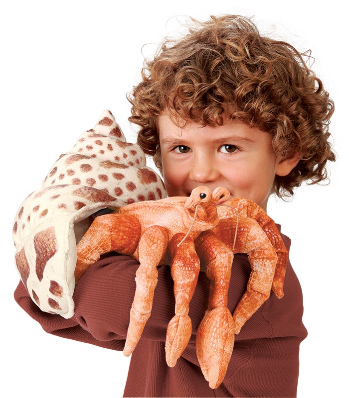 Folkmanis Hermit Crab Hand Puppet Folkmanis Hermit Crab Hand Puppet - Produktbild 4