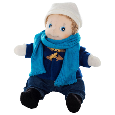 Wechselkleidung outfit blauer Mantel für Rubens Kids und Ark Puppen Wechselkleidung outfit blauer Mantel für Rubens Kids und Ark Puppen - Produktbild 4