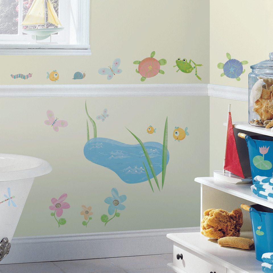 Hoppy pond appliques - RoomMates for KiDS Hoppy pond appliques - RoomMates for KiDS