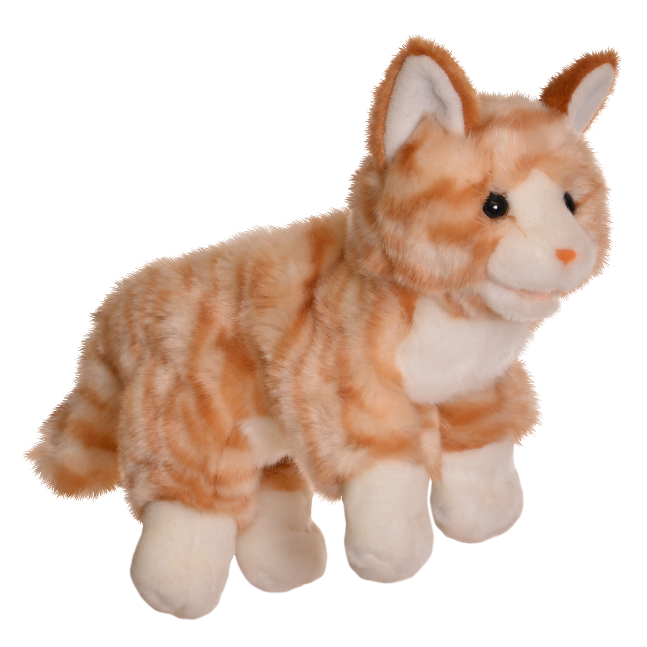Living Puppets Handpuppe Braune Katze mit rotbraun getigertem Fell, stehend