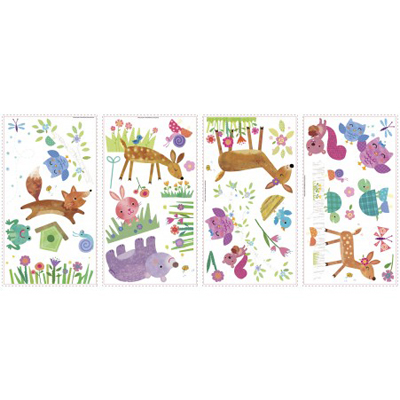 Woodland Baby Peel and Stick Wall Decals - RoomMates for KiDS Woodland Baby Peel and Stick Wall Decals - RoomMates for KiDS - Produktbild 3