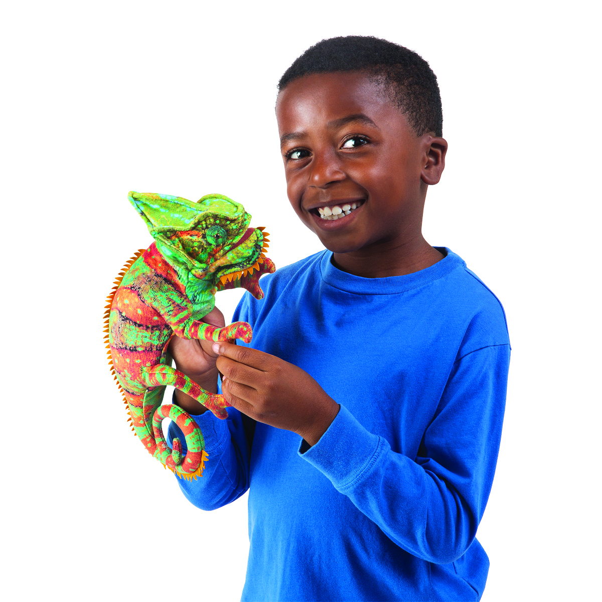 Folkmanis Small Chameleon Hand Puppet Folkmanis Small Chameleon Hand Puppet - Produktbild 6