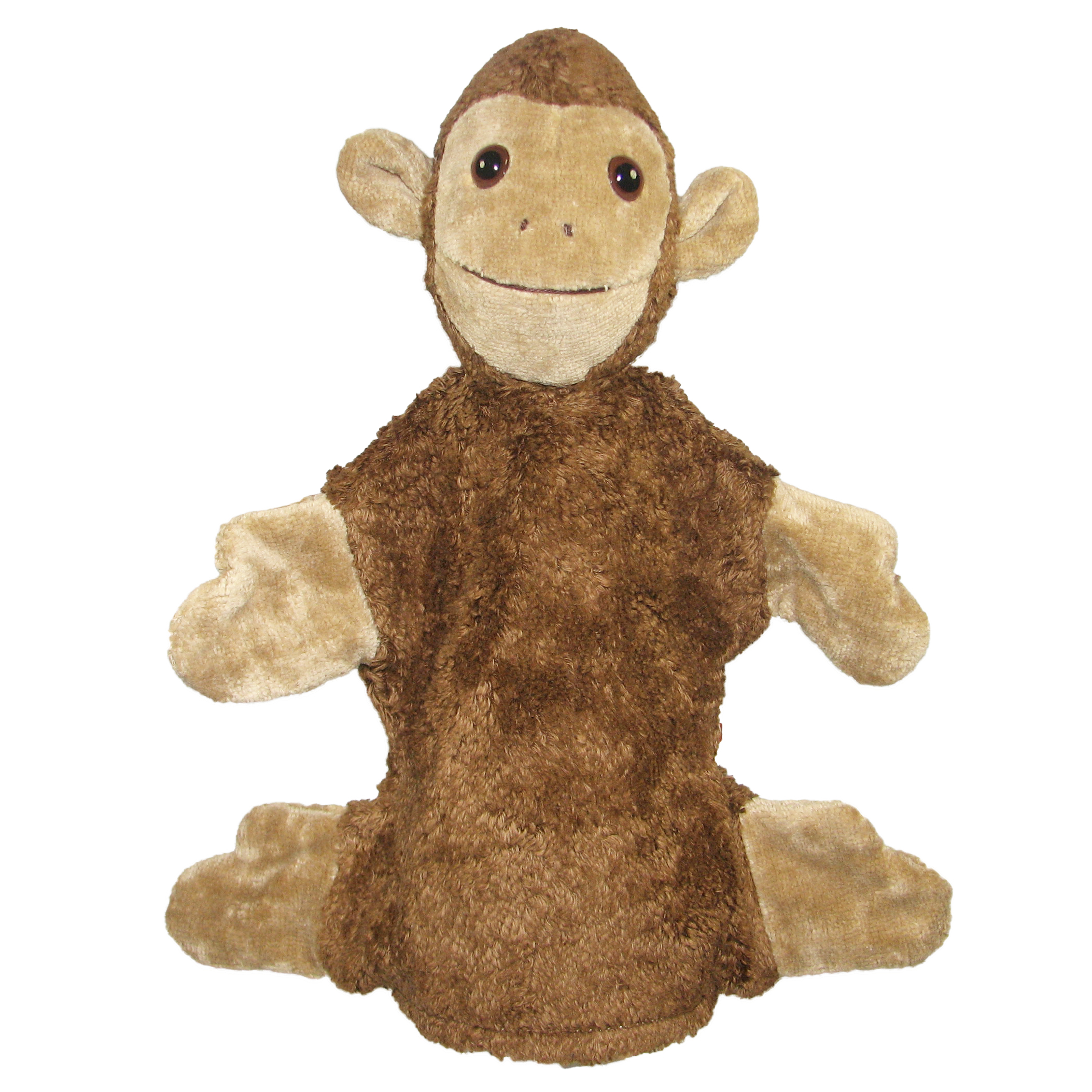 Handpuppe Affe braun - aus Naturmaterial - von Kallisto - Produktbild 2