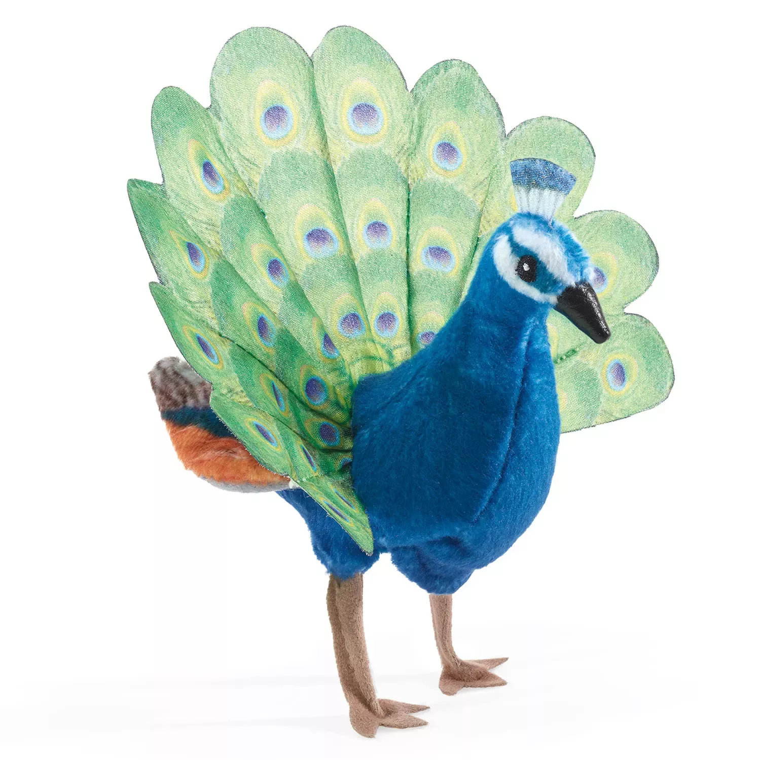 Folkmanis Mini Peacock Finger Puppet - Produktbild 2