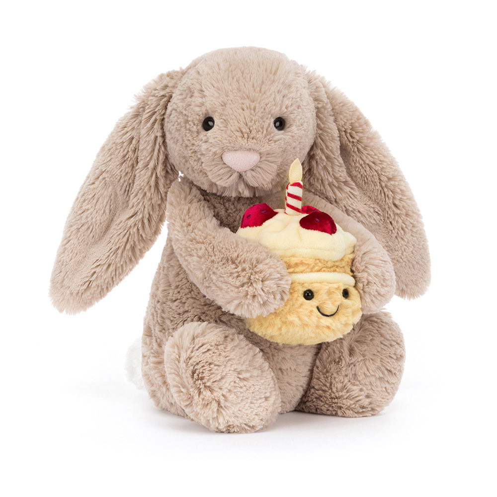 Jellycat Kuscheltier Hase - Bashful Beige Bunny Birthday (Plüschtier) Jellycat Kuscheltier Hase - Bashful Beige Bunny Birthday (Plüschtier) - Produktbild 3