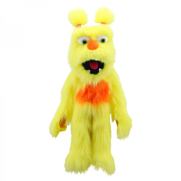 Handpuppe Monster gelb - Puppet Company