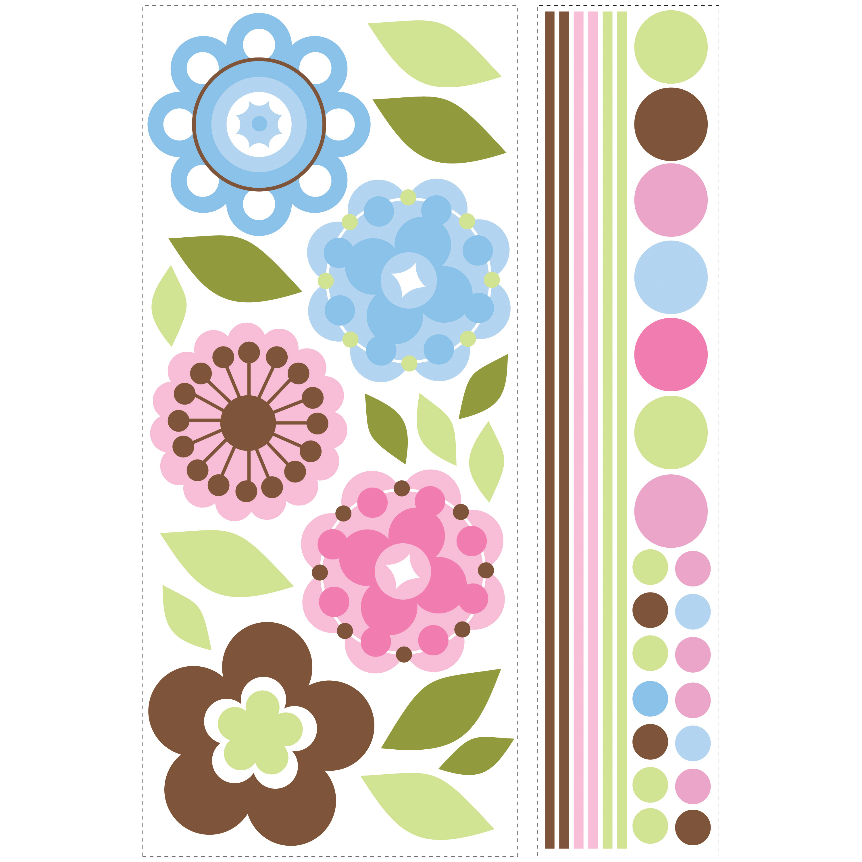 Growing Flowers Wandbild - RoomMates Growing Flowers Wandbild - RoomMates - Produktbild 2