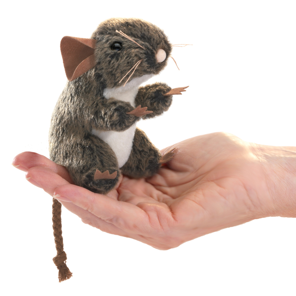 Folkmanis finger puppet mini field mouse