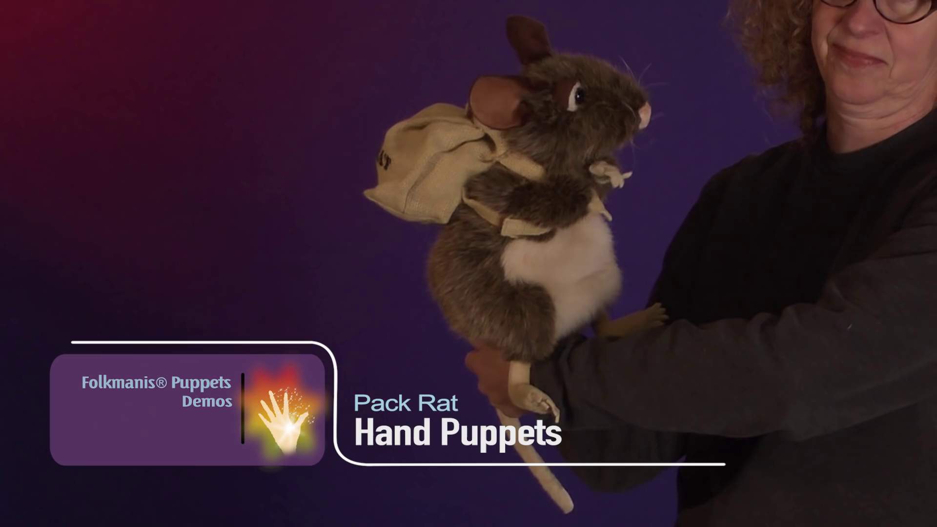 Video 1: Folkmanis Handpuppe Packratte