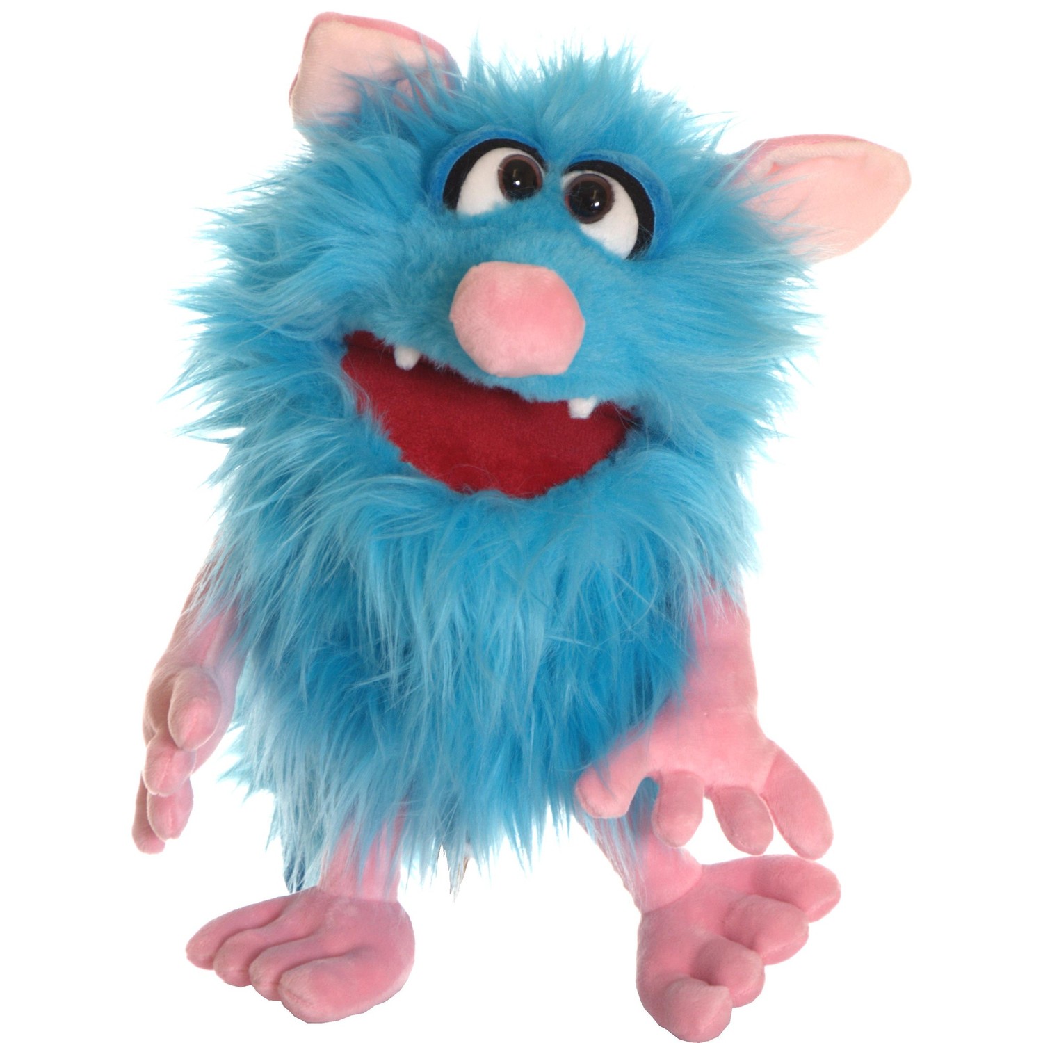 Living Puppets Handpuppe Schorsch (hellblaues Monster) - Monster to go! – weitere Ansicht