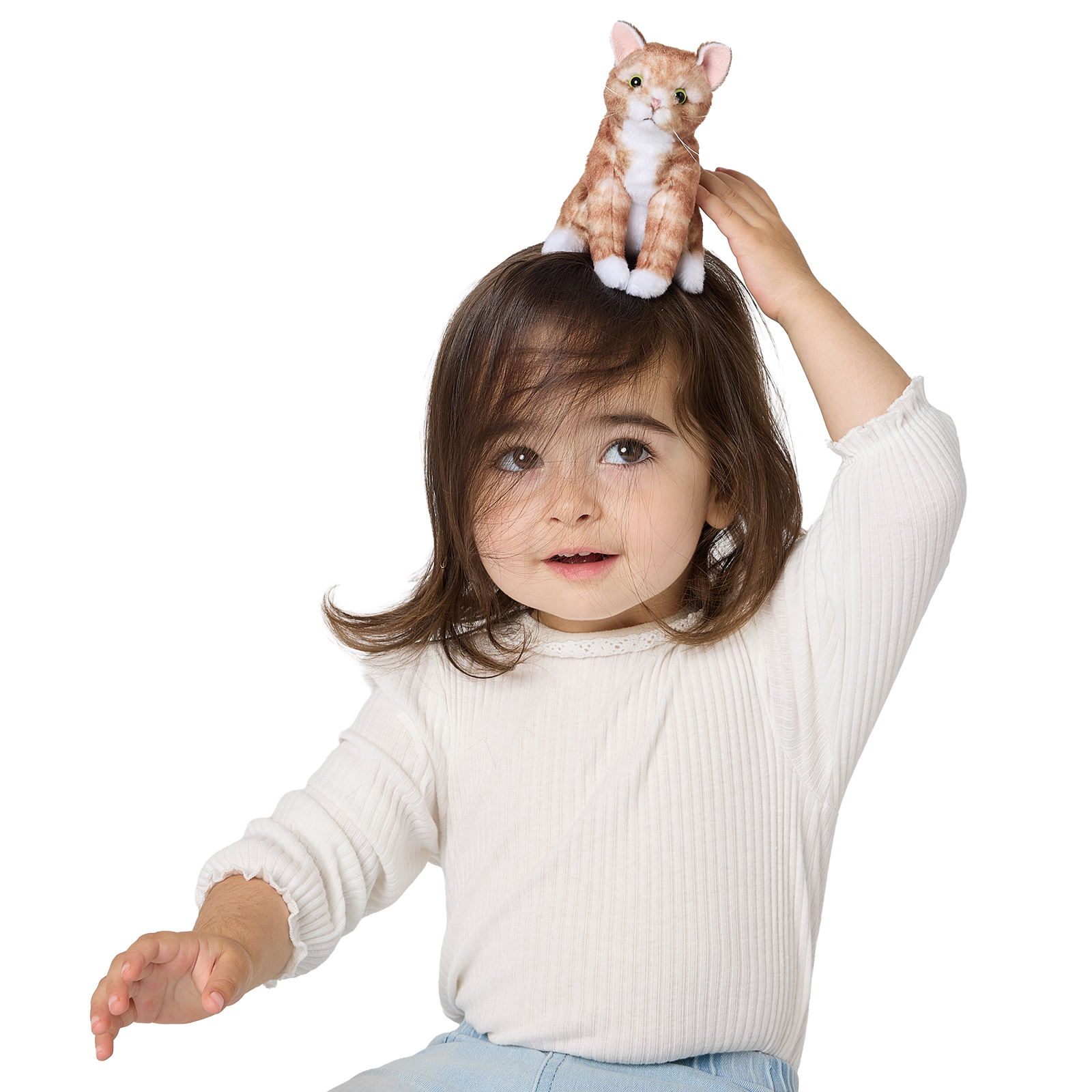 Folkmanis Mini Orange Tabby Cat Finger Puppet - Produktbild 6