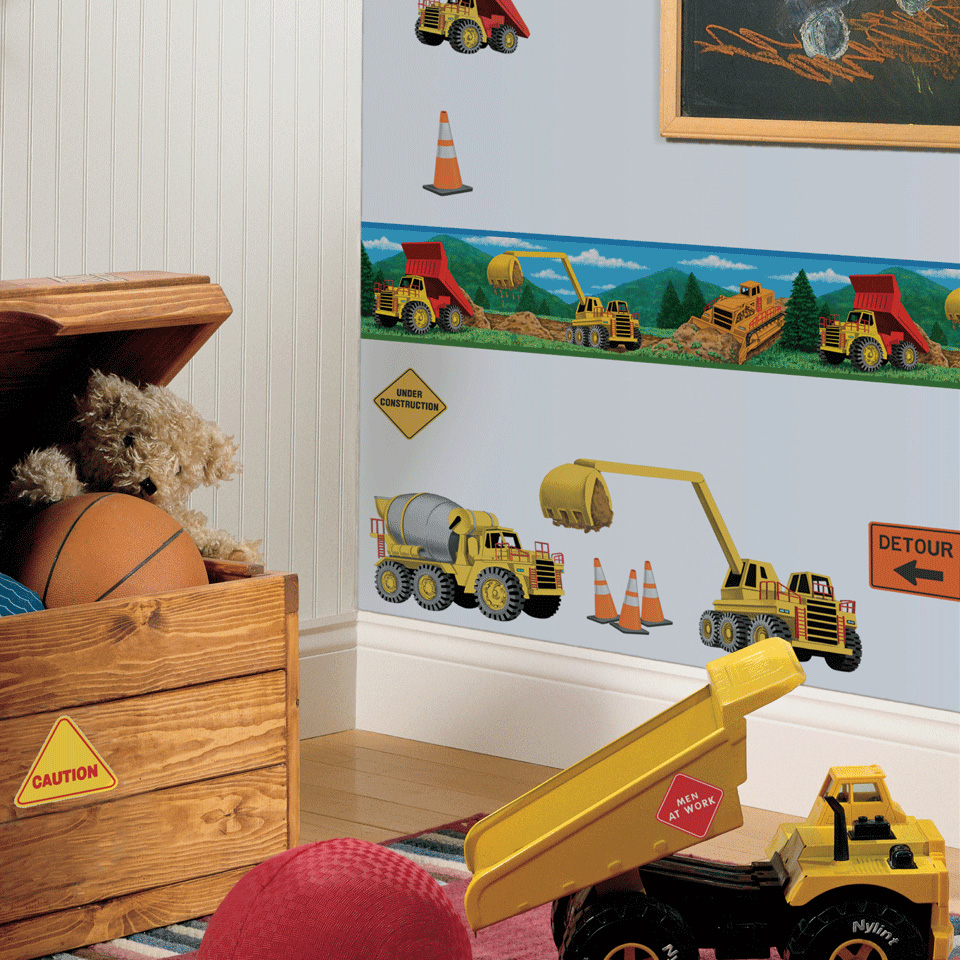 Under Construction Bordüre - RoomMates for KiDS Under Construction Bordüre - RoomMates for KiDS