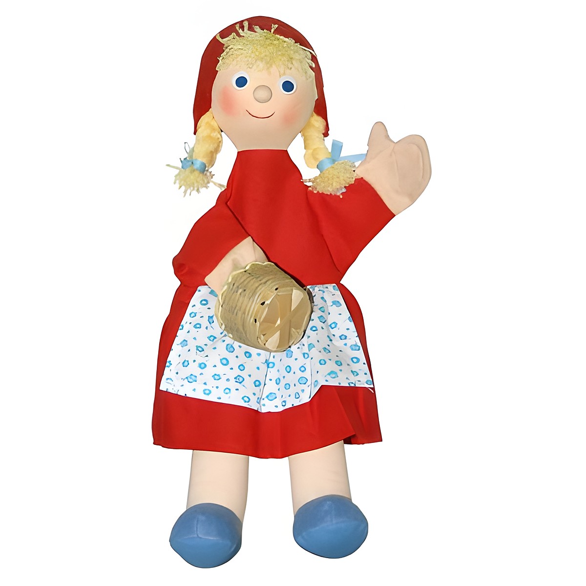 Kasperlepuppe Rotkäppchen groß Handpuppe - munabo