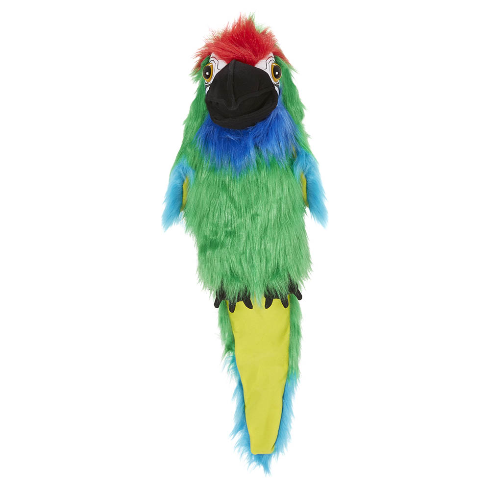 Hand puppet large military macaw with sound - Puppet Company Hand puppet large military macaw with sound - Puppet Company