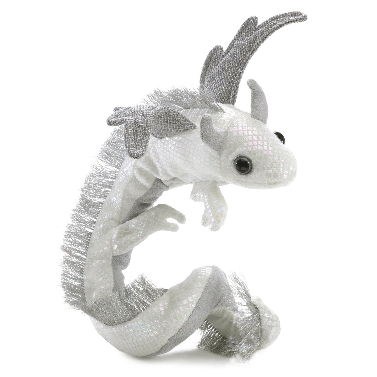 Folkmanis Pearl Dragon Wristlet Finger Puppet Folkmanis Pearl Dragon Wristlet Finger Puppet