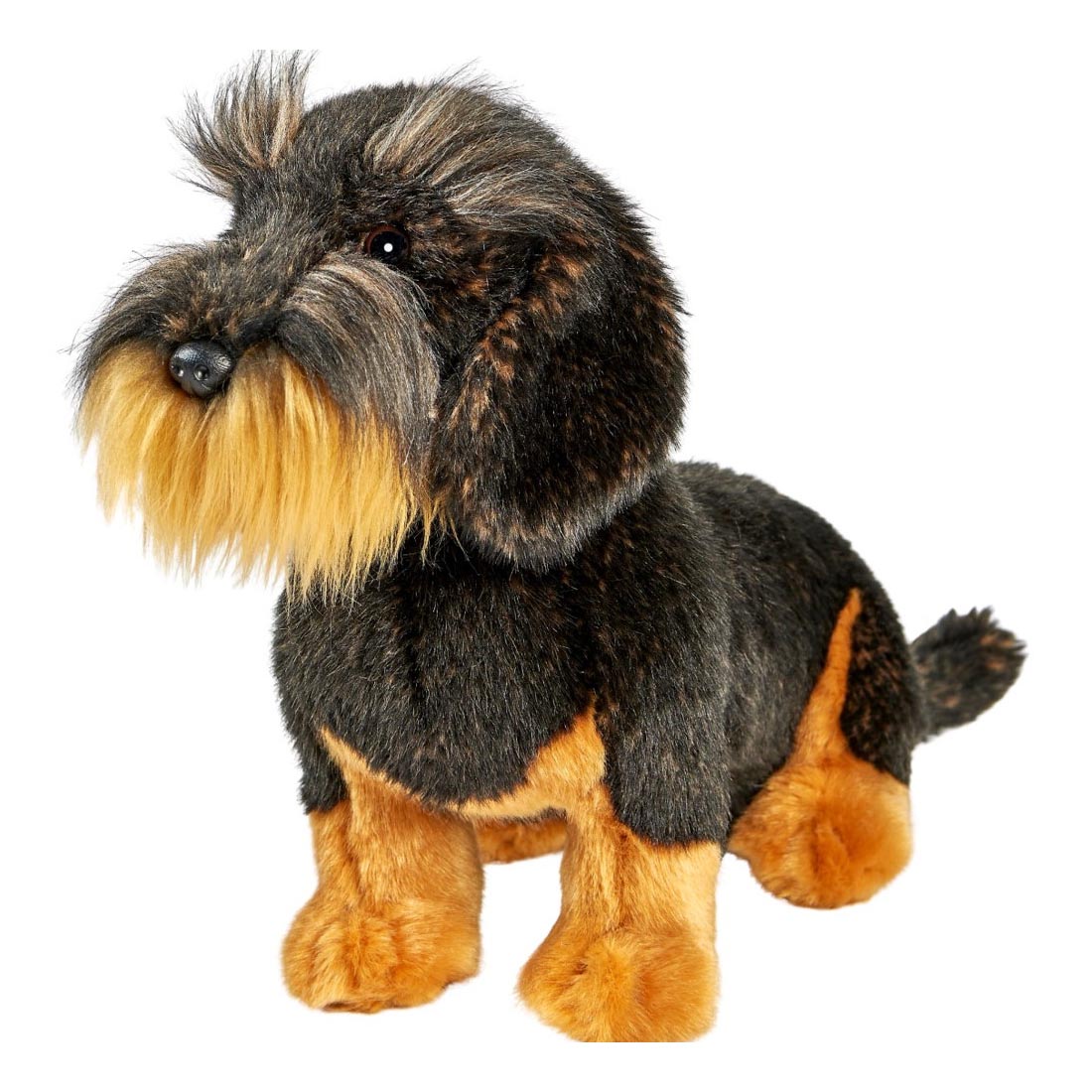 Dachshund Soft Toy - Anima Wire-Haired Sitting Plush