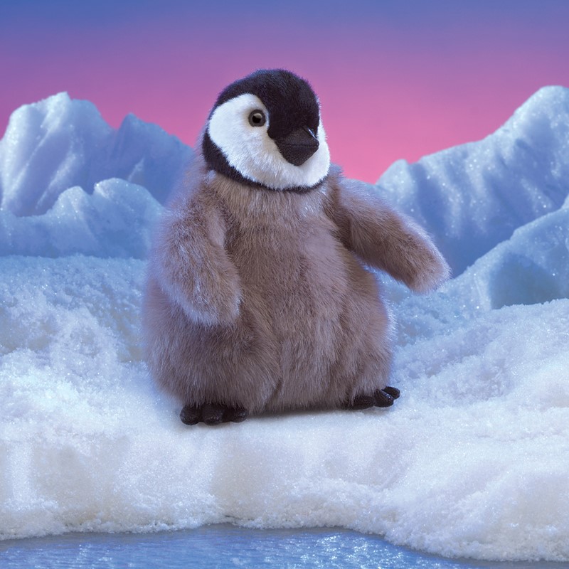 Folkmanis Baby Emperor Penguin Hand Puppet Folkmanis Baby Emperor Penguin Hand Puppet - Produktbild 4