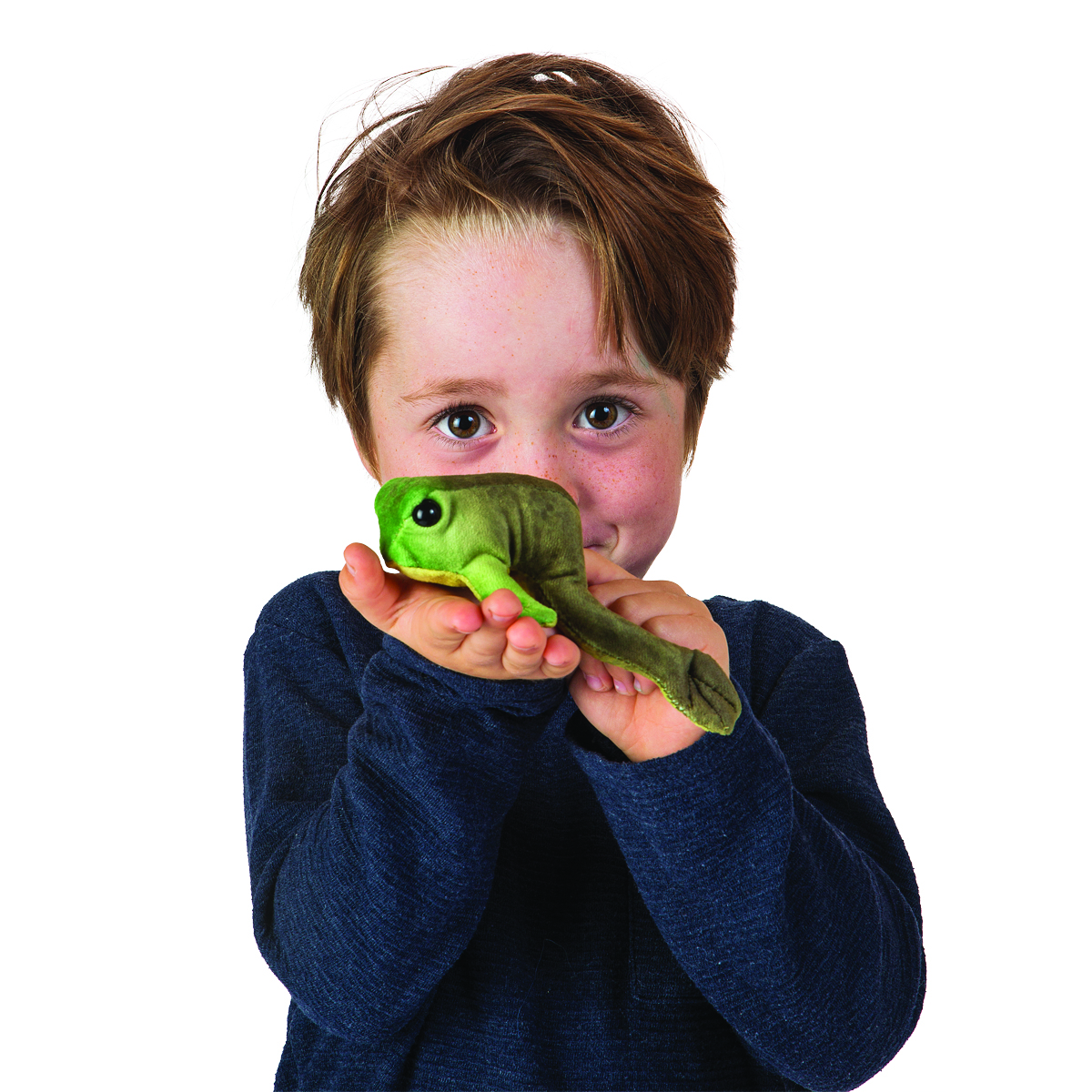 Folkmanis Fingerpuppe mini sitzender Frosch Folkmanis Fingerpuppe mini sitzender Frosch - Produktbild 5