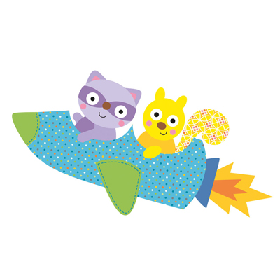 Rocketdog Wall Decals by RoomMates for KiDS Rocketdog Wall Decals by RoomMates for KiDS - Produktbild 2