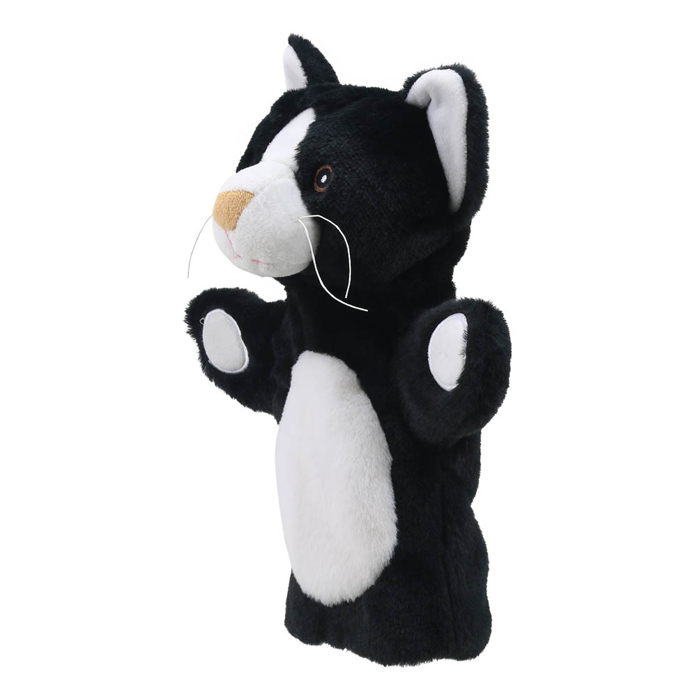 Hand puppet cat (black and white) - Puppet Buddies - Puppet Company Hand puppet cat (black and white) - Puppet Buddies - Puppet Company - Produktbild 2