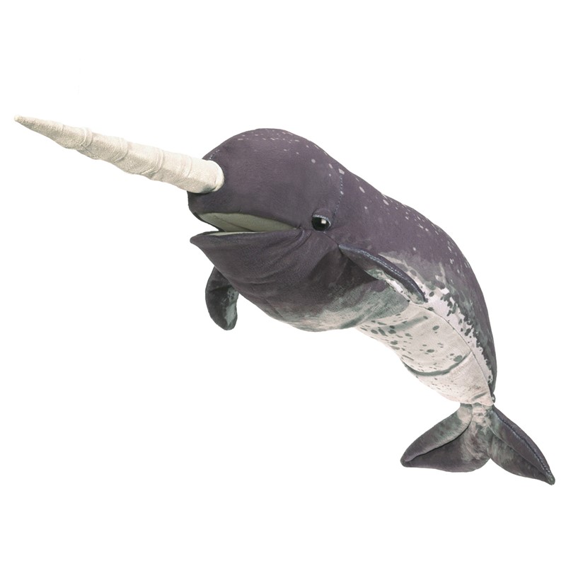 Folkmanis Narwhal Hand Puppet Folkmanis Narwhal Hand Puppet
