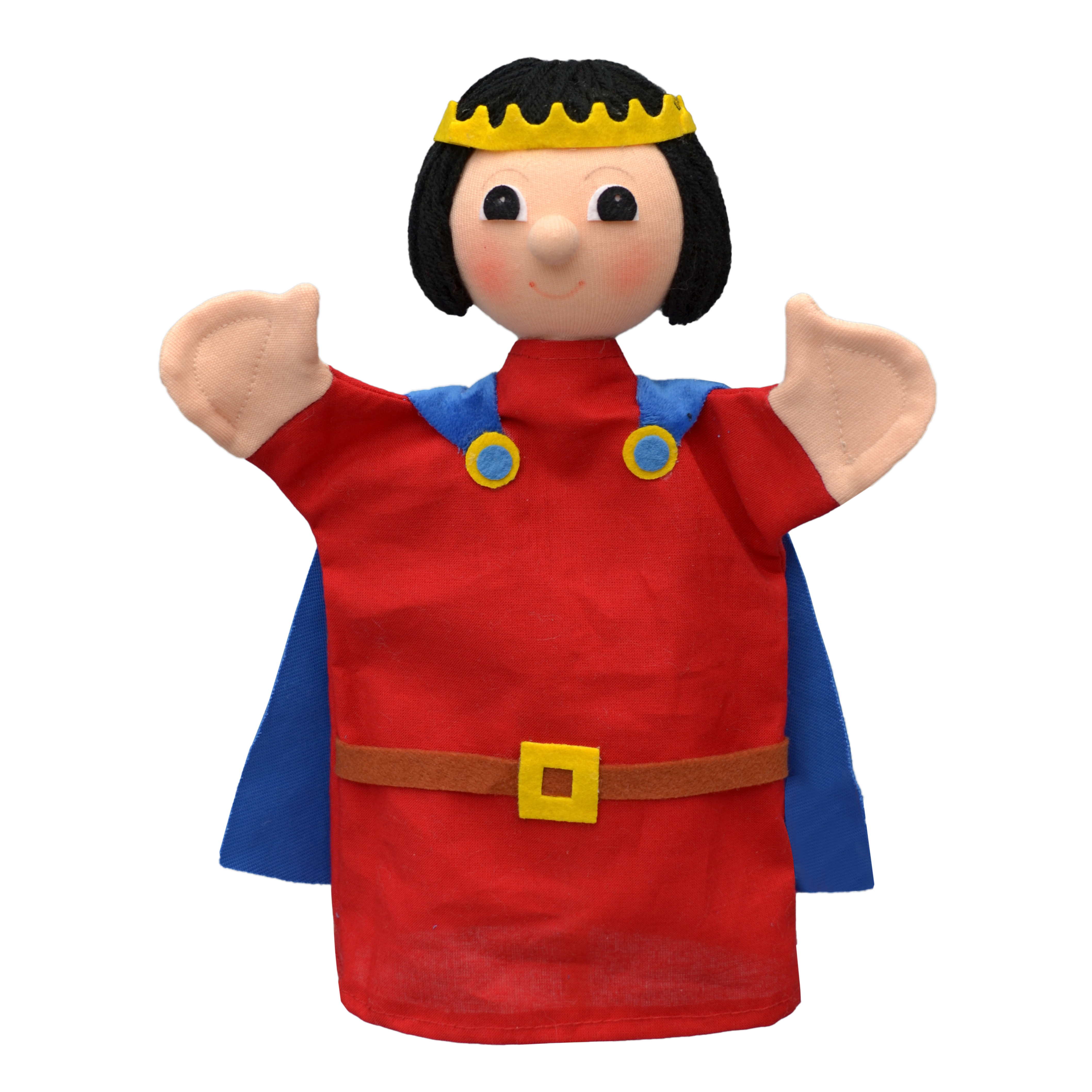 Punch and Judy Hand Puppet Prince George - munabo Punch and Judy Prince George Hand Puppet for Puppet Theatre | munabo