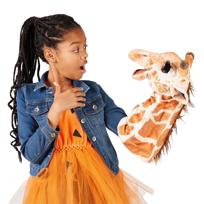 Folkmanis Giraffe Hand Puppet (Stage Puppet) Folkmanis Giraffe Hand Puppet (Stage Puppet) - Produktbild 5