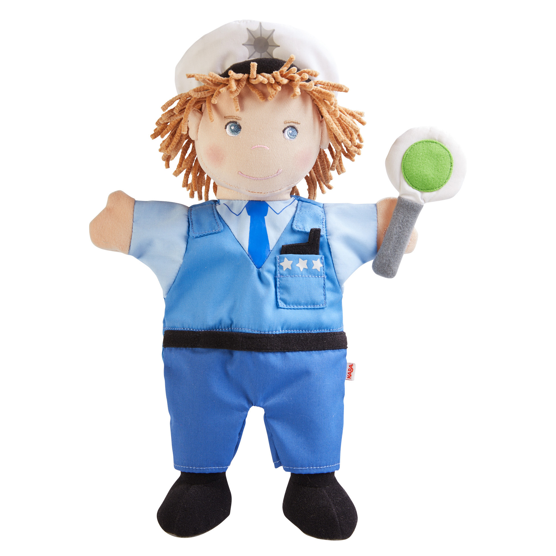 Polizist - Baby-Handpuppe von Haba