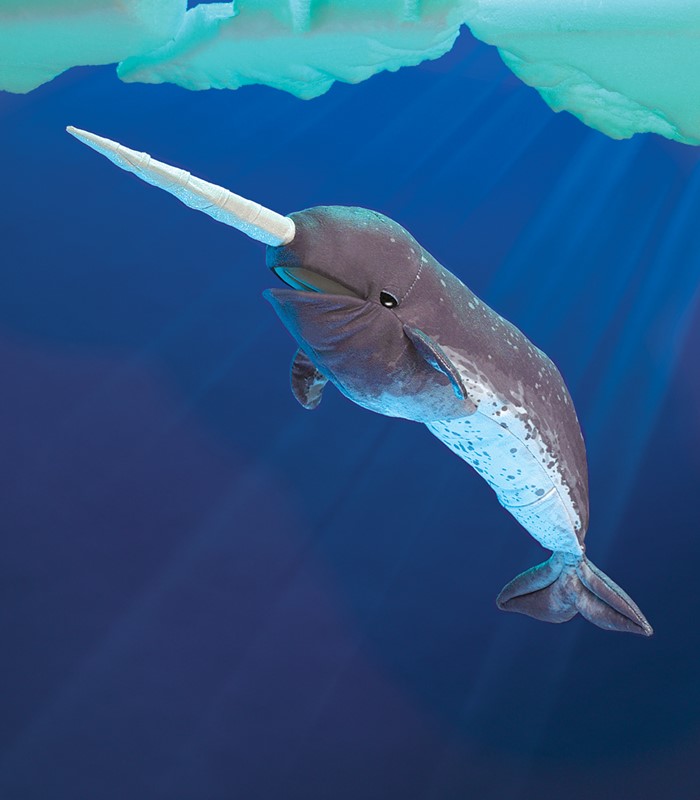 Folkmanis Narwhal Hand Puppet Folkmanis Narwhal Hand Puppet - Produktbild 4