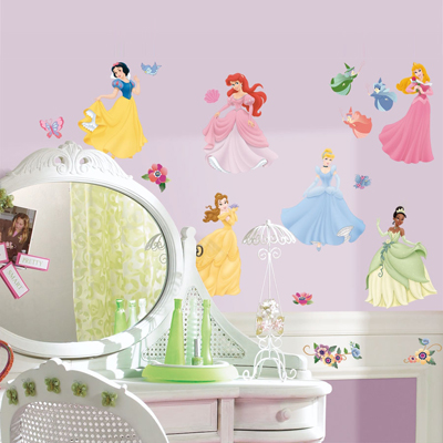 Disney Princess Wall Decals with Gems - RoomMates for KiDS