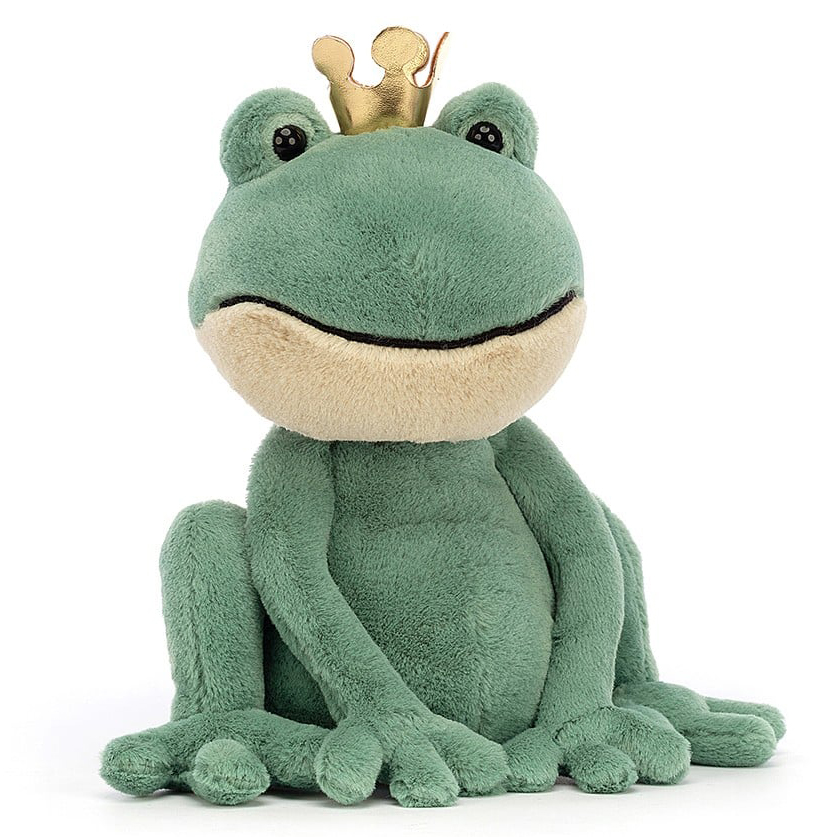 Jellycat Fabian Frog Prince - Soft Cuddly Toy Jellycat Fabian Frog Prince - Soft Cuddly Toy