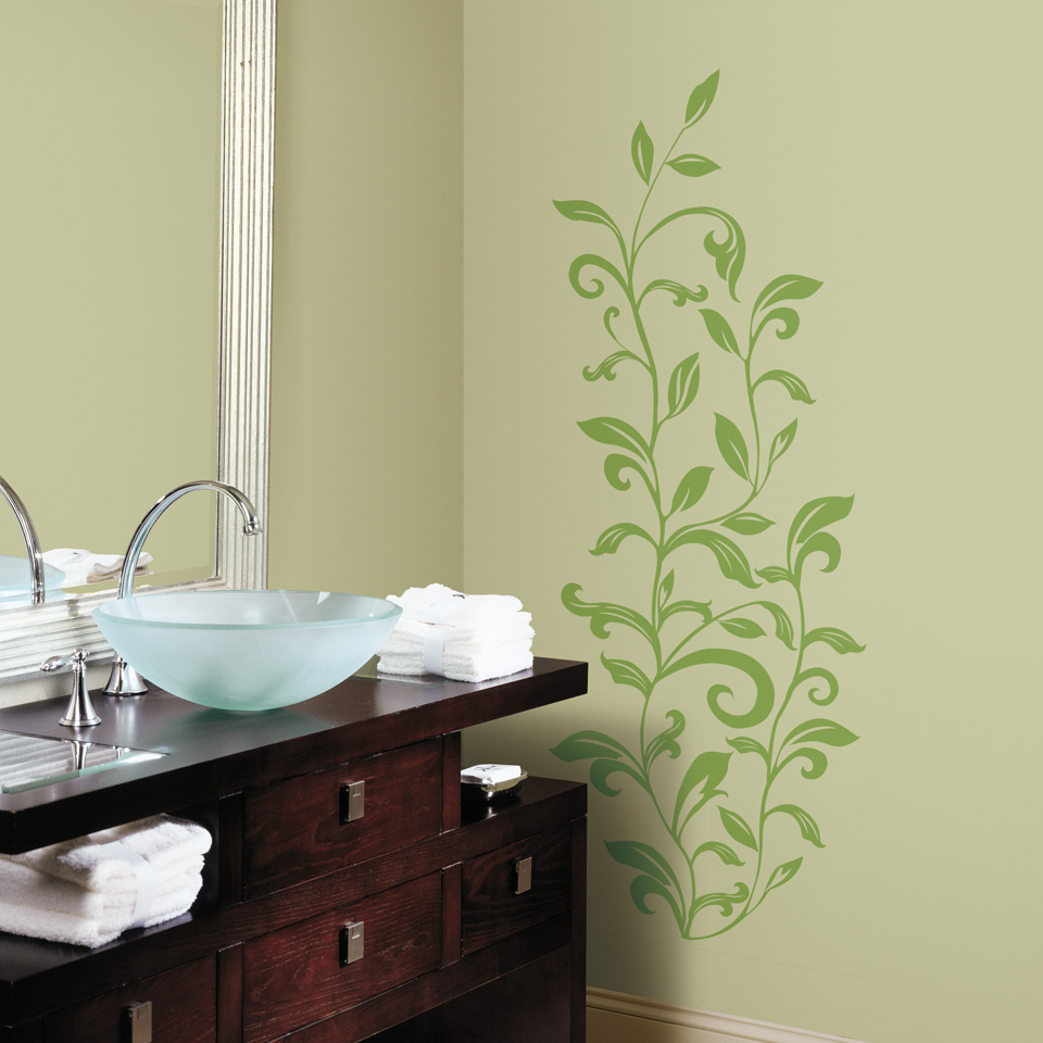 Leaf Scroll Peel & Stick Wandbild - RoomMates Leaf Scroll Peel & Stick Wandbild - RoomMates