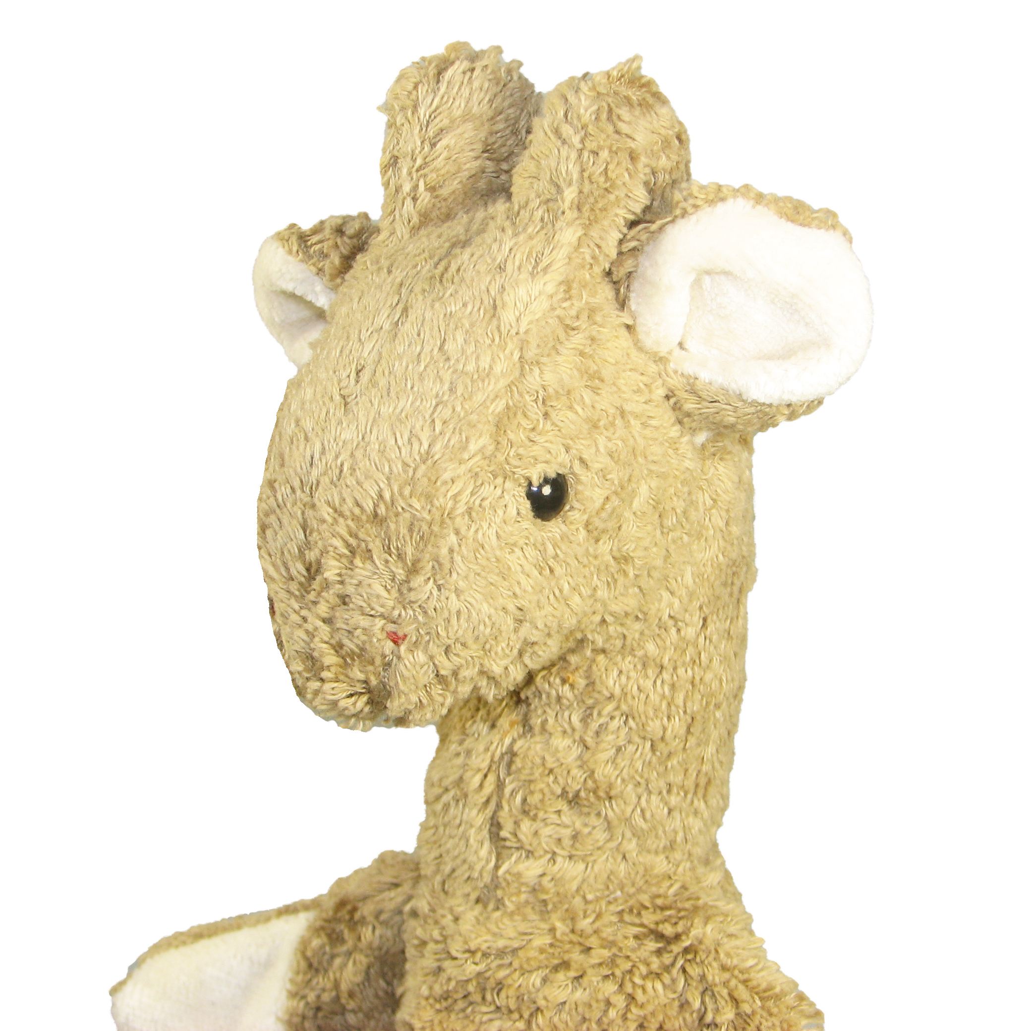 Hand puppet giraffe - made of natural material - by Kallisto