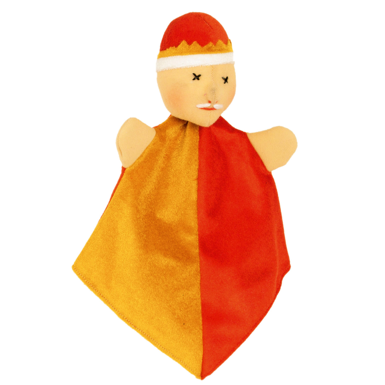 Kasperlepuppe König - Kersa Kalli Schmusehandpuppe Kasperlepuppe König - Handpuppe fürs Kasperletheater | Kersa Kalli Schmusehandpuppe