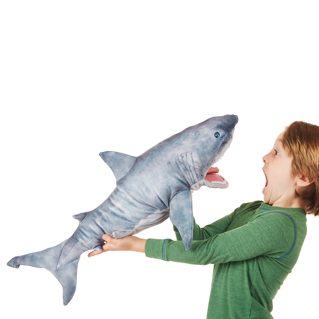 Folkmanis Handpuppe Großer Weißer Hai Folkmanis Handpuppe Großer Weißer Hai - Produktbild 5