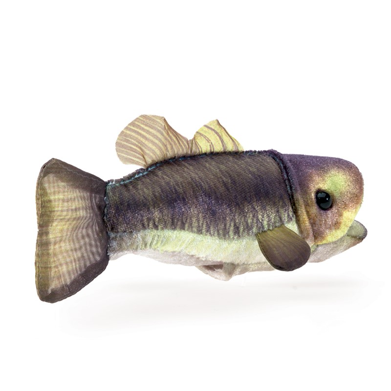 Folkmanis Mini Largemouth Bass Finger Puppet Folkmanis Mini Largemouth Bass Finger Puppet - Produktbild 3