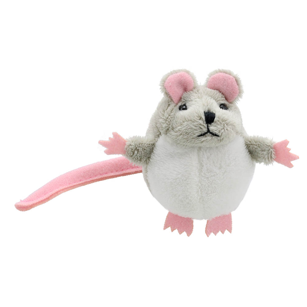 Finger puppet mouse, grey - Puppet Company