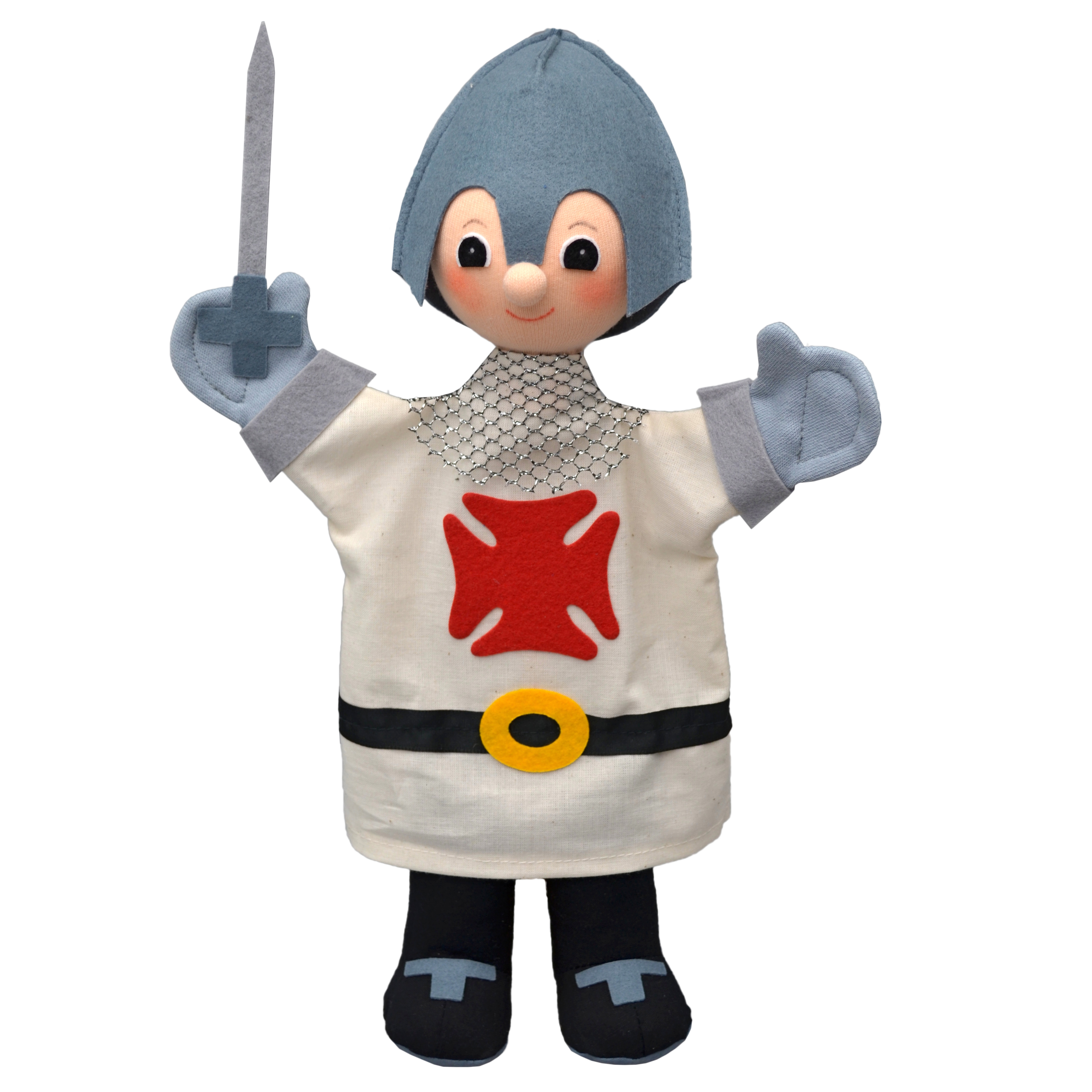Punch and Judy Hand Puppet Knight - munabo Punch and Judy Knight Hand Puppet for Puppet Theatre | munabo