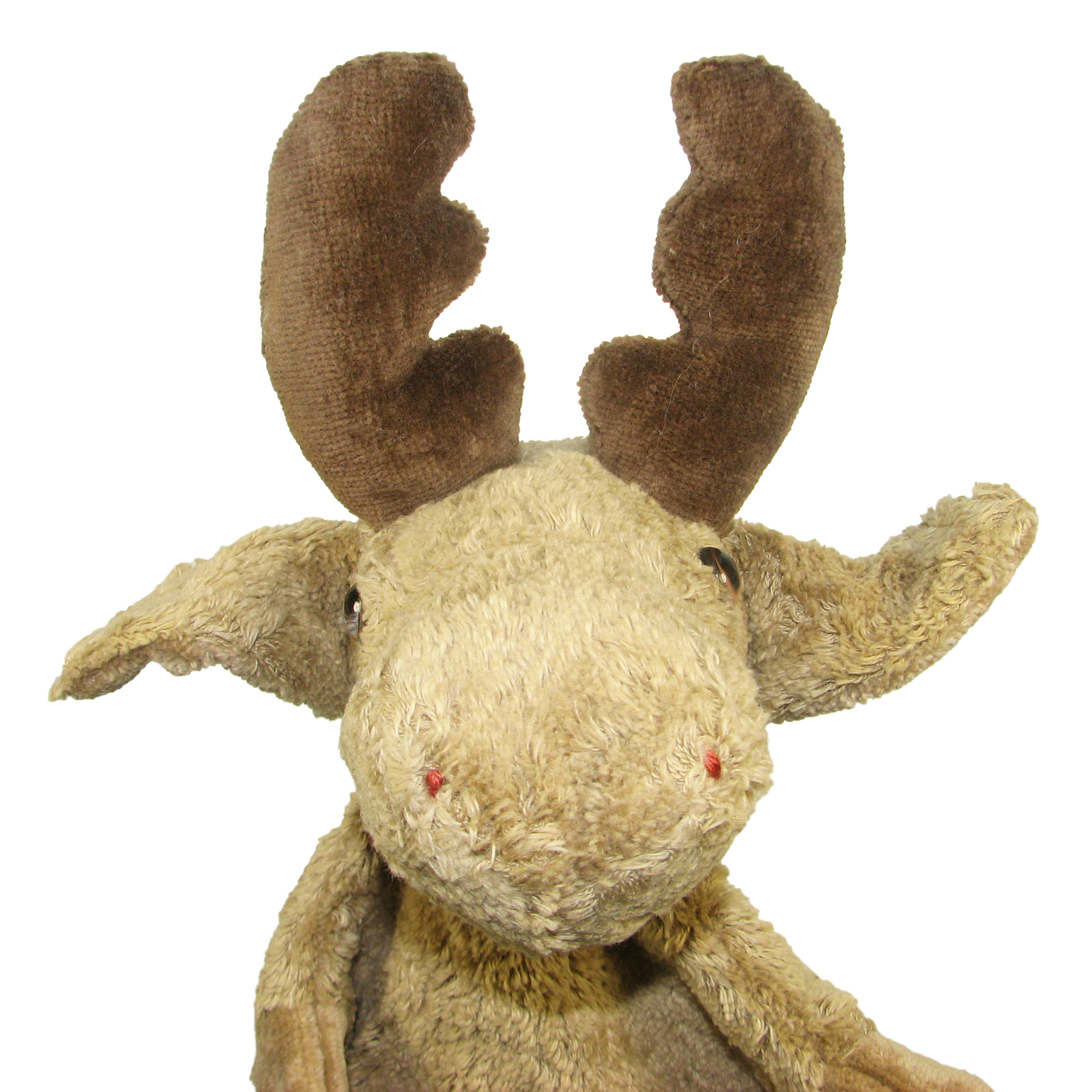 Hand puppet moose - made of natural material - by Kallisto