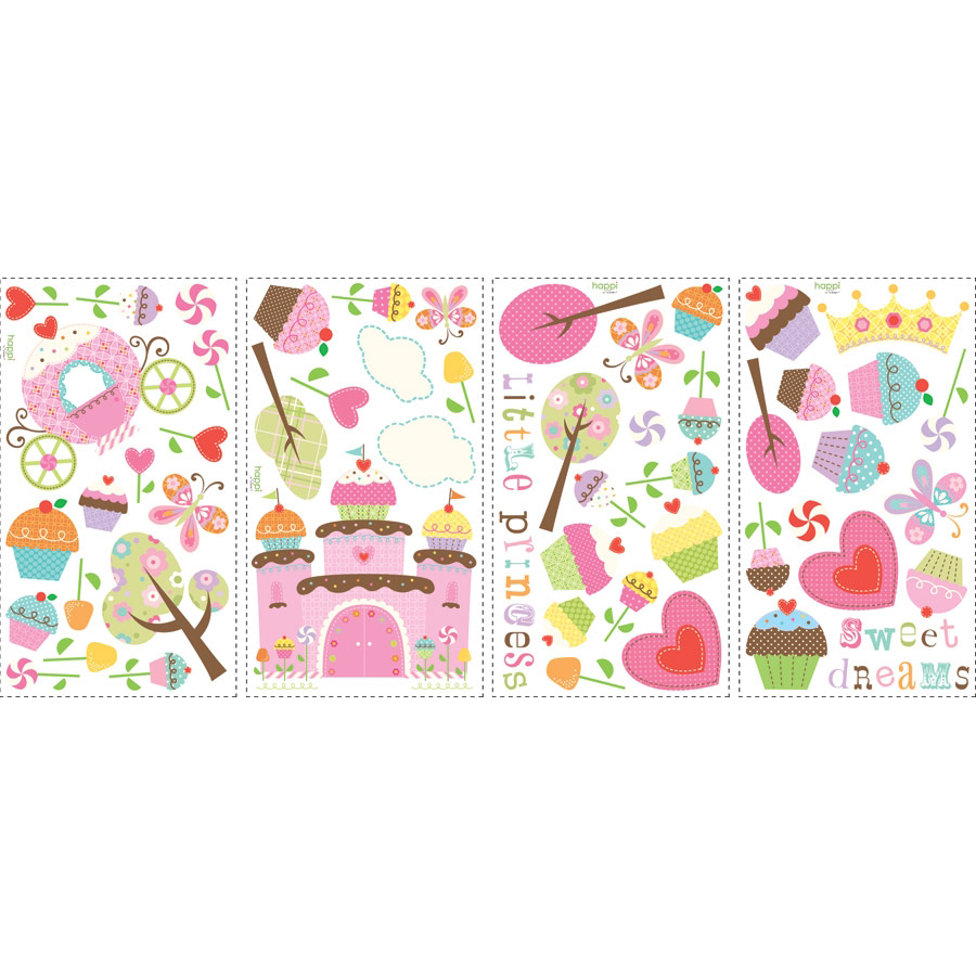 Cupcake Castle appliques - RoomMates for KiDS Cupcake Castle appliques - RoomMates for KiDS - Produktbild 2
