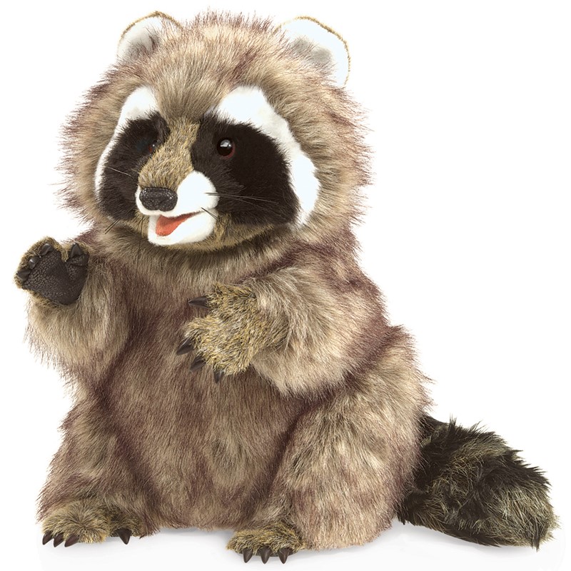 Folkmanis hand puppet raccoon