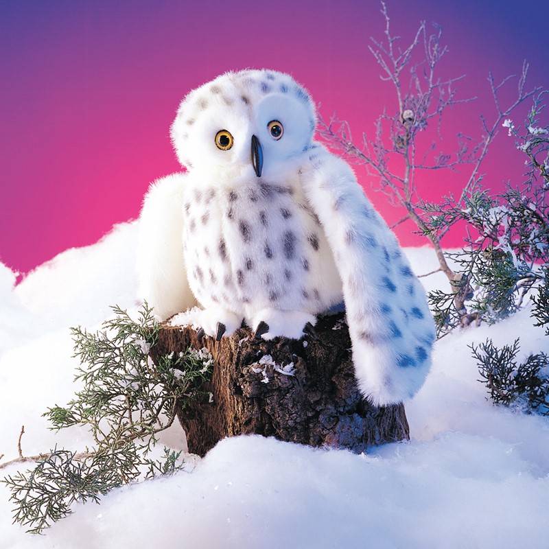 Folkmanis Snowy Owl Hand Puppet Folkmanis Snowy Owl Hand Puppet - Produktbild 3